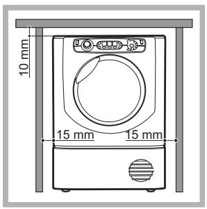 HOTPOINT-ARISTON AQUALTIS AQCF851BU - Où placer votre sèche-linge ? - 1