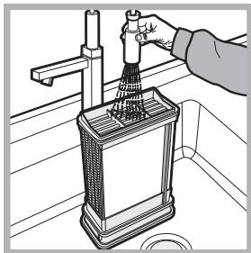 HOTPOINT-ARISTON AQUALTIS AQCF851BU - Condenseur - Vous doivent restorer les peluches dans le condenseur tous les mois! - 3