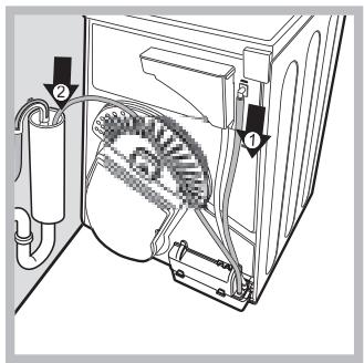 HOTPOINT-ARISTON AQUALTIS AQCF851BU - Évacuation de l'eau - 1