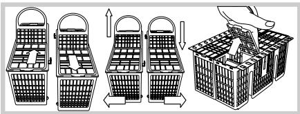 HOTPOINT-ARISTON LDF12314EEU - Panier à couverts - 1