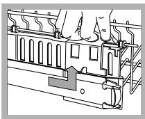 HOTPOINT-ARISTON LDF12314EEU - Adjusting the height of the upper rack - 2