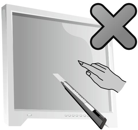 LENOVO IDEACENTRE A720 VDT8QFR - Précautions d'utilisation de l'écran tactile - 1