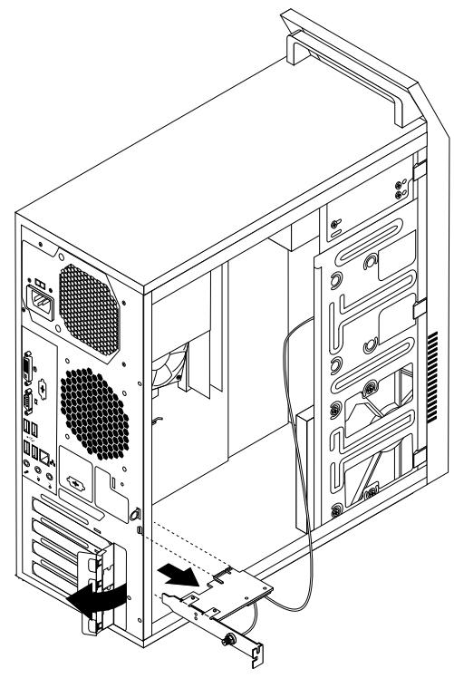 LENOVO THINKCENTRE EDGE 72 (RCCBAFR) - Retrait de la carte d'interface WiFi - 1