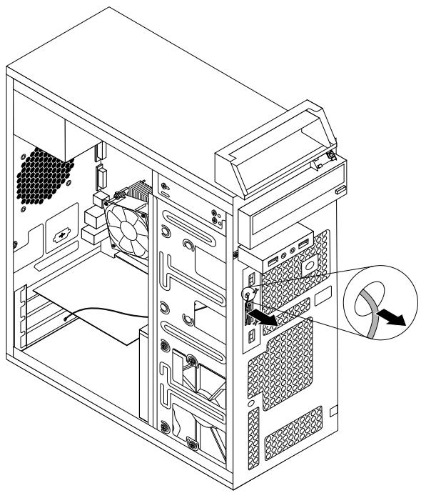 LENOVO THINKCENTRE EDGE 72 (RCCFMFR) - Retrait de l'antenne WiFi avant - 1