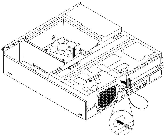 LENOVO THINKCENTRE EDGE 72 (RCFAZFR) - Installation de l'antenne WiFi avant - 2