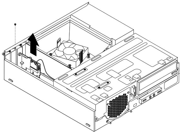 LENOVO THINKCENTRE EDGE 72 (RCFAZFR) - Retrait de la carte d'interface WiFi - 1