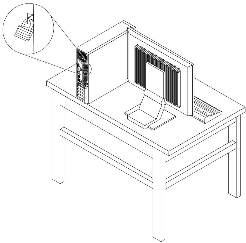LENOVO THINKCENTRE EDGE 72 (RCFAZFR) - Verrouillage du carter de l'ordinateur - 1