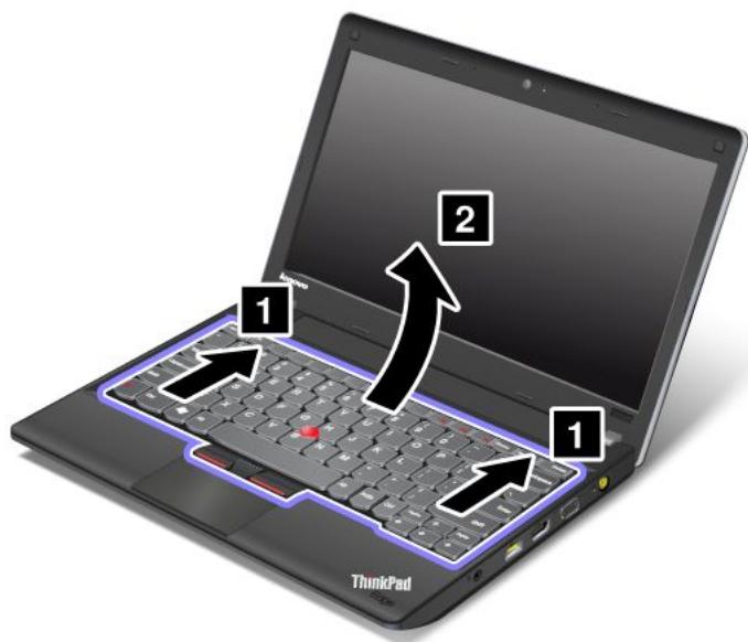 LENOVO THINKPAD EDGE E330 (NZSBKFR) - Retrait du clavier - 3