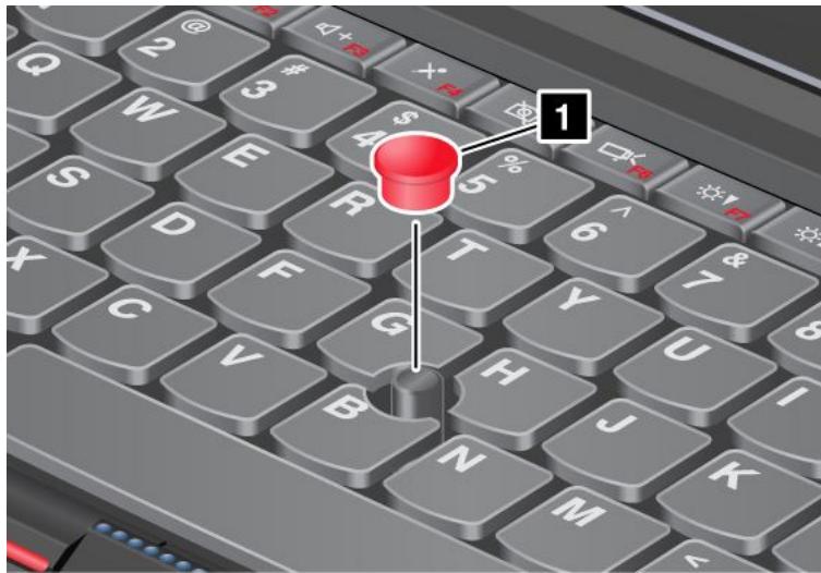 LENOVO THINKPAD EDGE E330 (NZSBKFR) - Remplacement du capuchon du bouton de pointage TrackPoint - 1