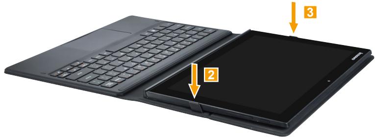 LENOVO MIIX 3-1030 (80HV0012FR) - Fixation de la tablette - 2
