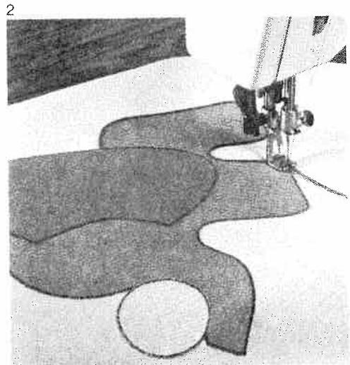 PFAFF 1222 - Applique work - 5