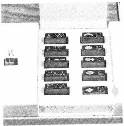 PFAFF 1222 - The decorative-stitch mechanism - 1