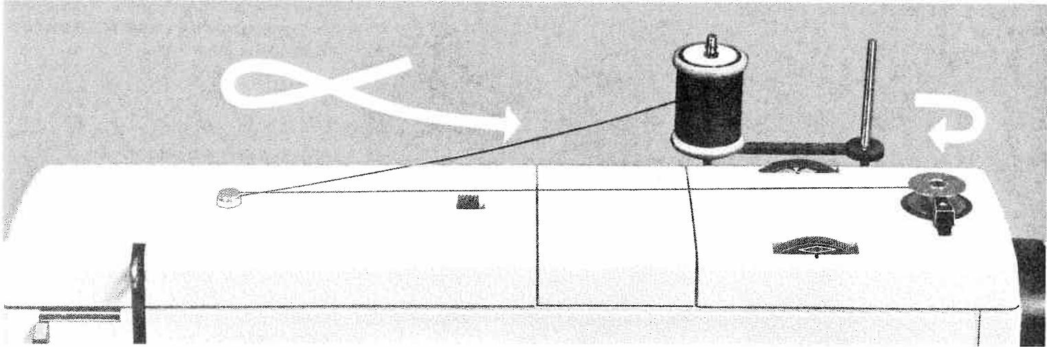 PFAFF 1222 - Before you start winding the bobbin - 6