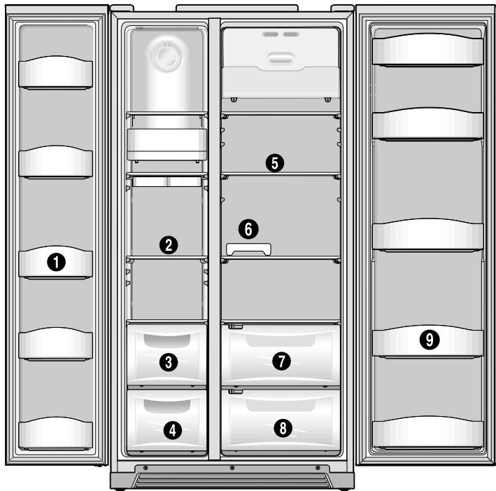 DAEWOO FRN-U21D3CI - Remplacement des lampes du réfrigérateur - 5