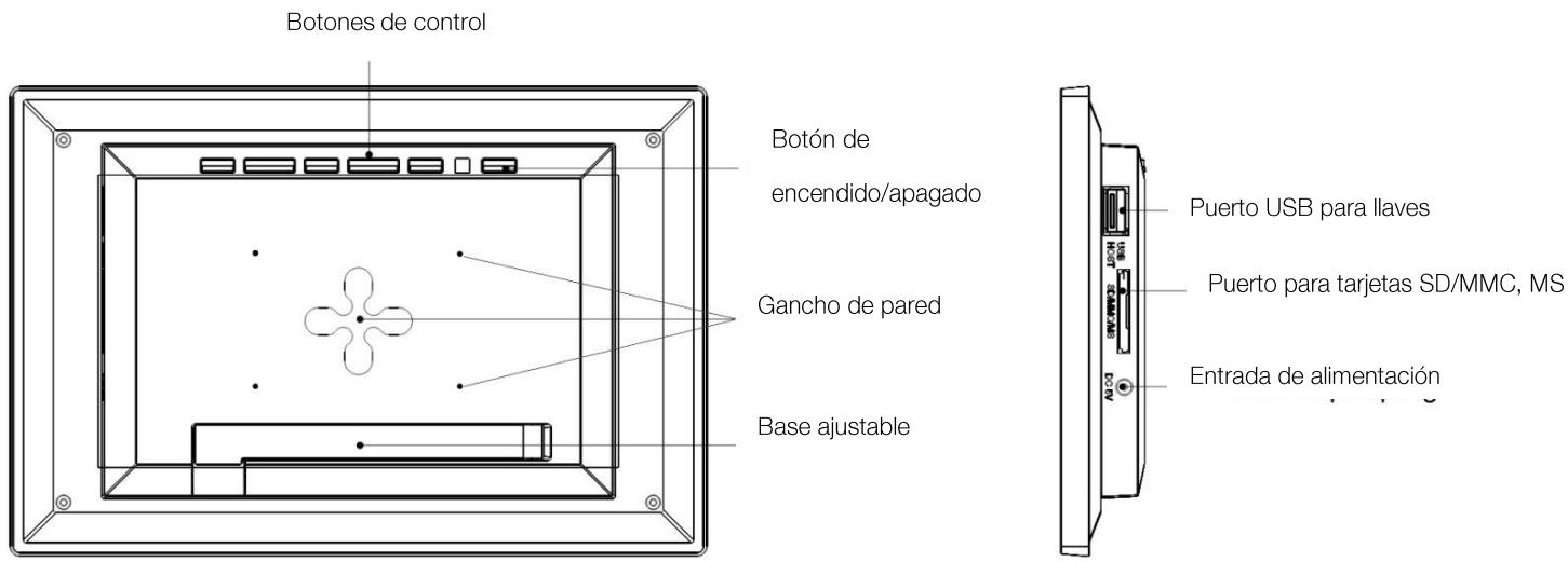 TELEFUNKEN DPF 16934 LED - Esquemas del marco - 1