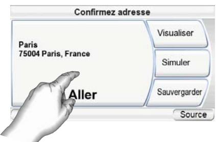 HARMAN KARDON GPS-200 (GER - NAVIGATION VERS UN CODE POSTAL: - 1