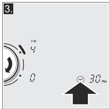 NEFF T55T53X2 - Programmeren van de kooktijd. - 2