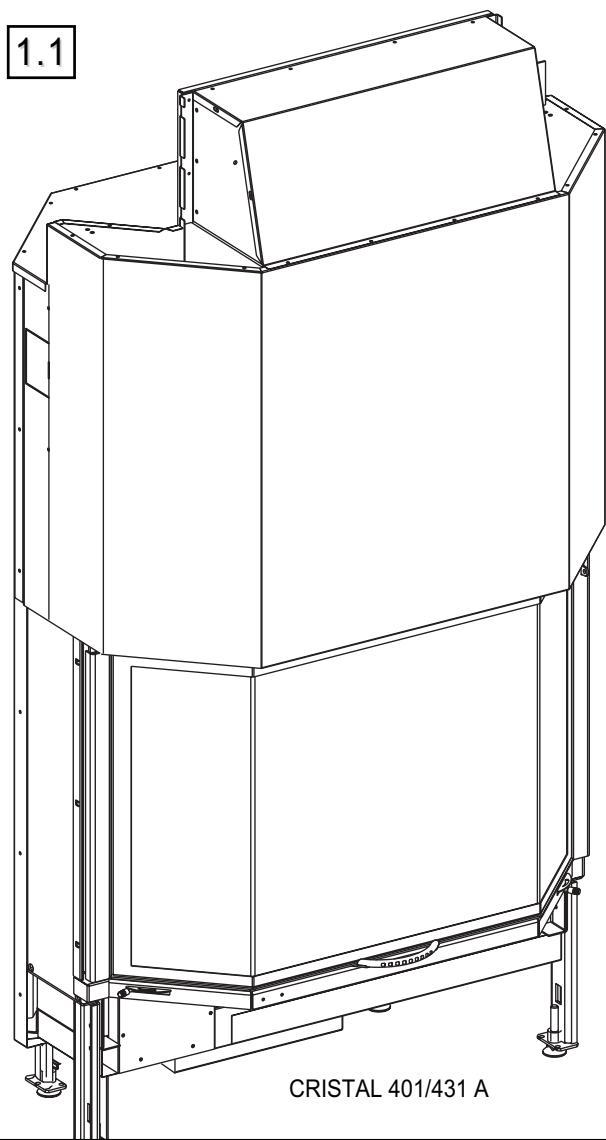 SUPRA CRISTAL 401 B-PACK B - - INFORMATION DE MONTAGE IMPORTANTE - - 1