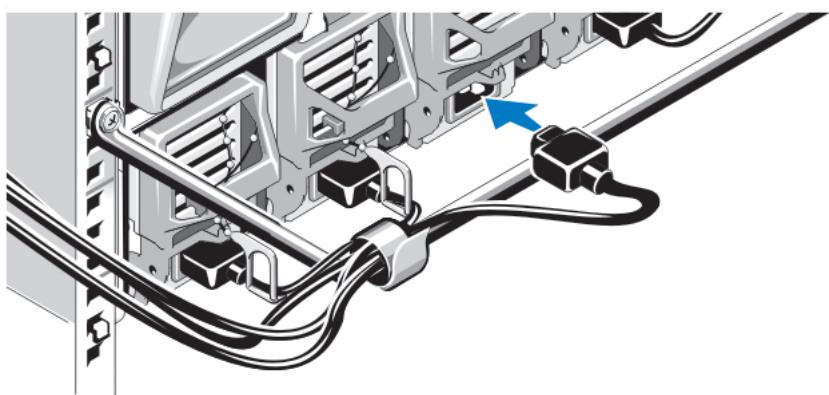 DELL POWEREDGE M820 - Branchement du système sur le secteur - 1