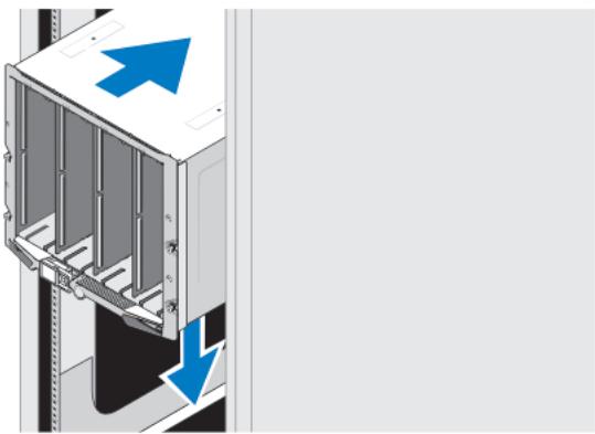 DELL POWEREDGE M820 - Installation des rails et du boîtier - 1