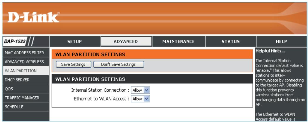 D-LINK DAP-1522 - Partition du réseau local sans fil - 1