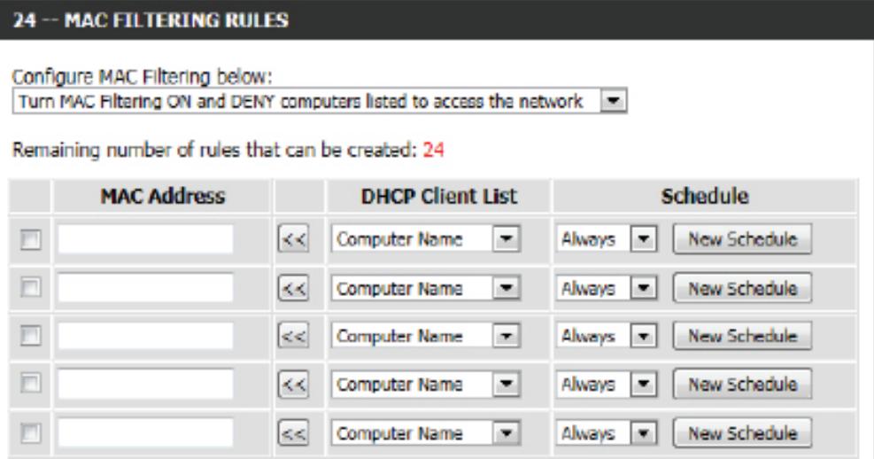 D-LINK DIR-655 N - - CLASSIFICATION RULES - 1