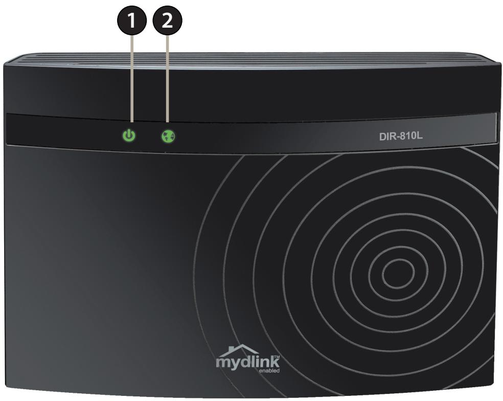 D-LINK DIR-810 L - Voyants - 1