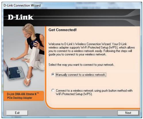D-LINK DWA-140 - Connexion manuelle - 1