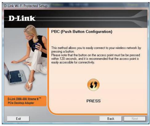 D-LINK DWA-566 - Configuration par bouton-poussoir (PBC) - 1