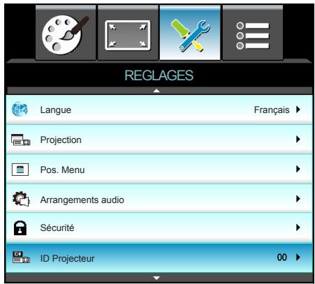 OPTOMA HD600X-LV - REGLAGES - 1