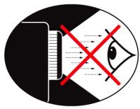 OPTOMA HD600X-LV - Avertissement de sécurité pour les yeux - 1