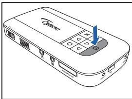 OPTOMA PK120 - MARCHE / ARRÊT - 1