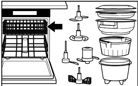 KITCHENAID COOK PROCESSOR ARTISAN 5KCF0104EFP/5 - Surfaces externes : - 1