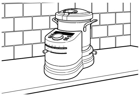 KITCHENAID 5KCF0104EOB/5 - Installation du préparateur culinaire cuiseur tout-en-un en vue de son utilisation - 1