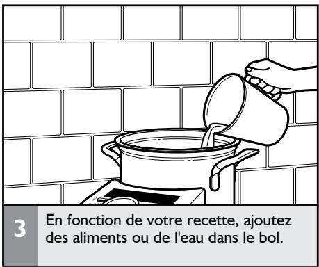 KITCHENAID 5KCF0103EFP - Utilisation des paniers-vapeur supérieur et/ou inférieur - 3