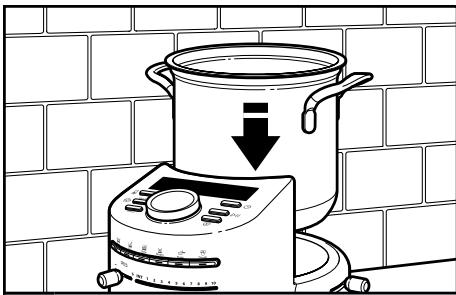 KITCHENAID 5KCF0103EFP - Utilisation du panier-vapeur interne rond - 1
