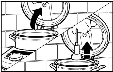 KITCHENAID 5KCF0103EMS - Utilisation du panier-vapeur interne rond - 2