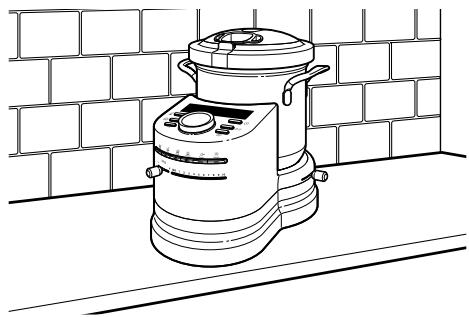 KITCHENAID 5KCF0103EER - Installation du préparateur culinaire cuiseur tout-en-un en vue de son utilisation - 1