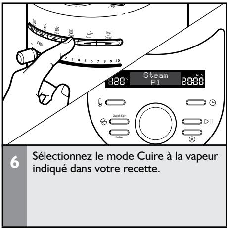 KITCHENAID 5KCF0103EER - Utilisation des paniers-vapeur supérieur et/ou inférieur - 6