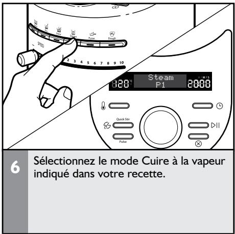 KITCHENAID 5KCF0103EFP - Utilisation des paniers-vapeur supérieur et/ou inférieur - 6