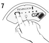 REMINGTON IPL6000 I-LIGHT PRO - Prepare el dispositivo para el tratamiento - 2