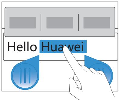 HUAWEI Y330 - Modification de texte - 1