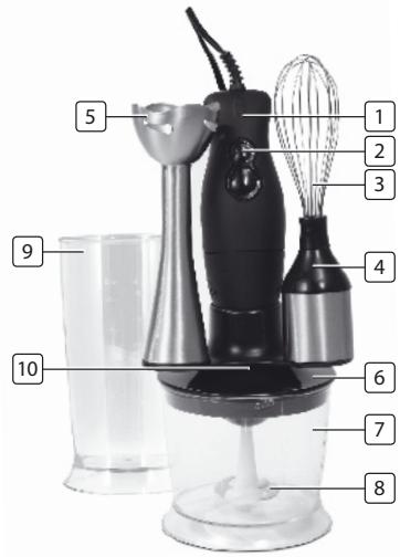 TRISTAR MX-4146 - DESCRIZIONE PARTI - 1