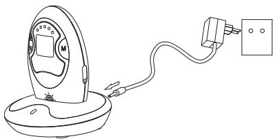BABYMOOV BABYPHONE HIGH CARE - Recharging and operation on the base - 3