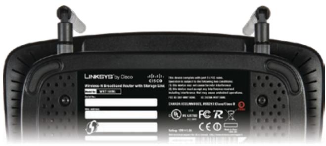 LINKSYS WRT160NL - Bottom Panel - 1