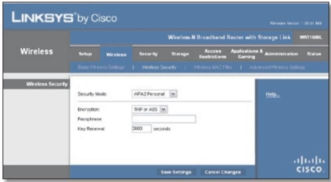 LINKSYS WRT160NL - WPA2 Personal - 1