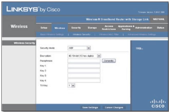 LINKSYS WRT160NL - WEP - 2