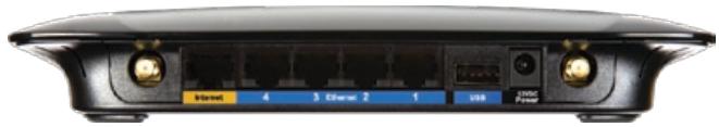 LINKSYS WRT160N - Back Panel - 1