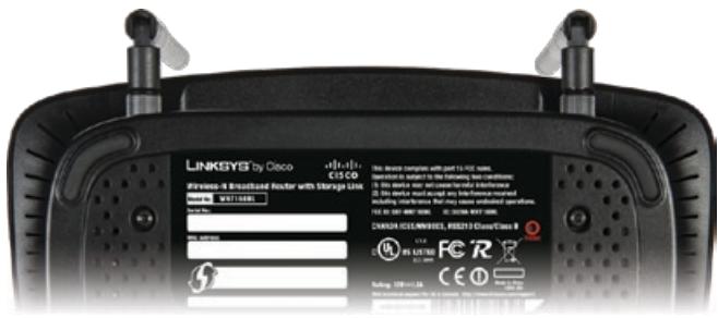 LINKSYS WRT160N - Bottom Panel - 1