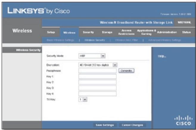 LINKSYS WRT160N - WEP - 2